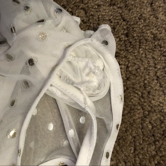 Girls dressy long sleeve w/small bell cuff size L - Picture 4 of 4